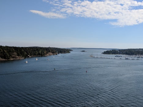 View from Deck 16 near Nynashamn