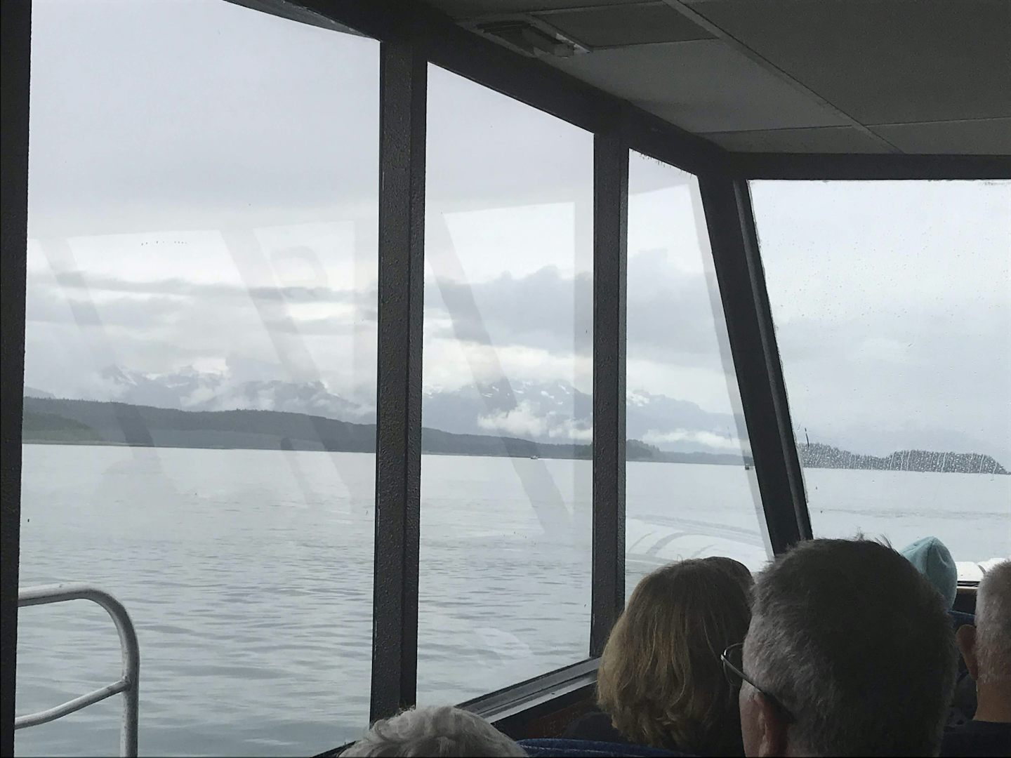 Whale watching in Juneau. No pictures of the whales, they were too fast to