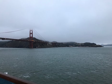 Sailing under the Golden Gate Bridge, San Francisco