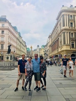 Walking tour in Vienna.