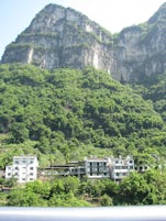 Houses in the Mountains of the Three Gorges
