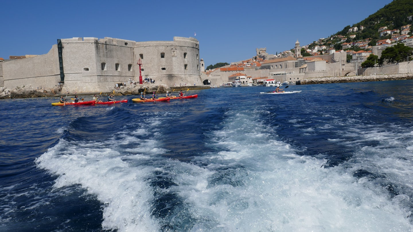 Dubrovnik from the tender