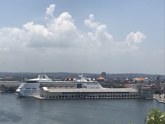 Empress docked in Havana