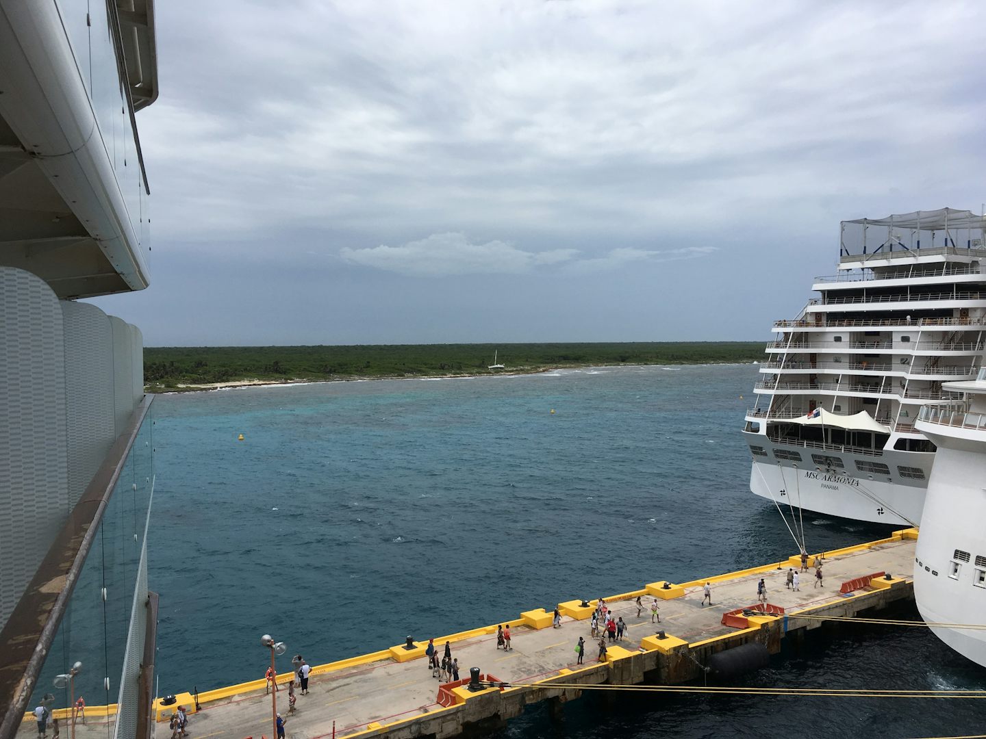 Costa Maya. Check out the distance to shore.