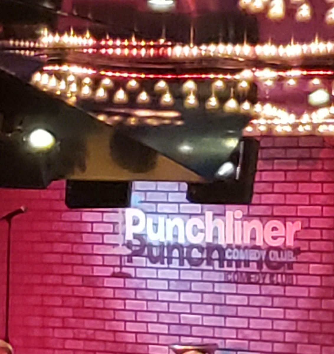 This is the comedy show. This is where I spent most of my time.