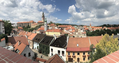 Cesky Kremlov city views.