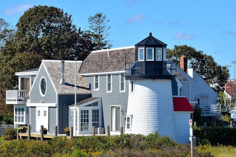 Typical buildings in the Cape Cod area