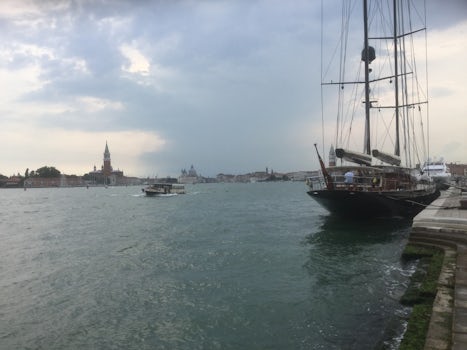 View of Venice from River Countess