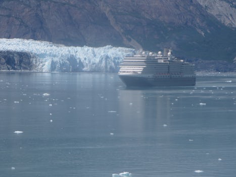Another HAL ship at Glacier Bay for the day