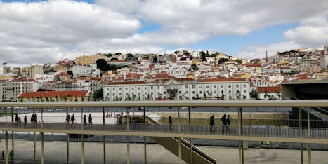 View of Lisbon from ship