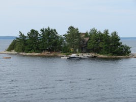 One of thirty thousand islands in Parry Sound.  Some with electricity and s