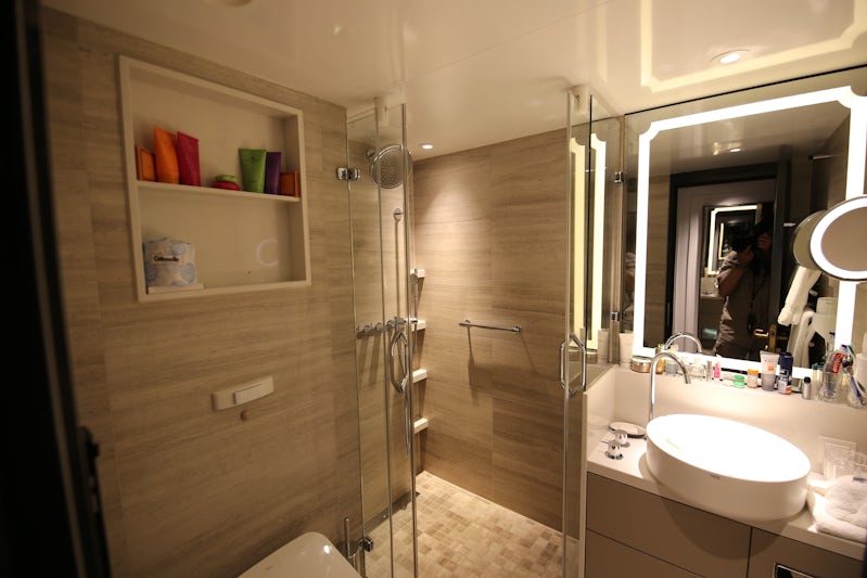 Good-sized bathroom with upscale Etro bath products