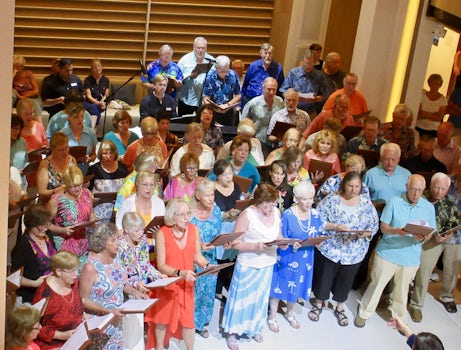Viking's Inaugural World Cruise Choir performs songs from South Pacific