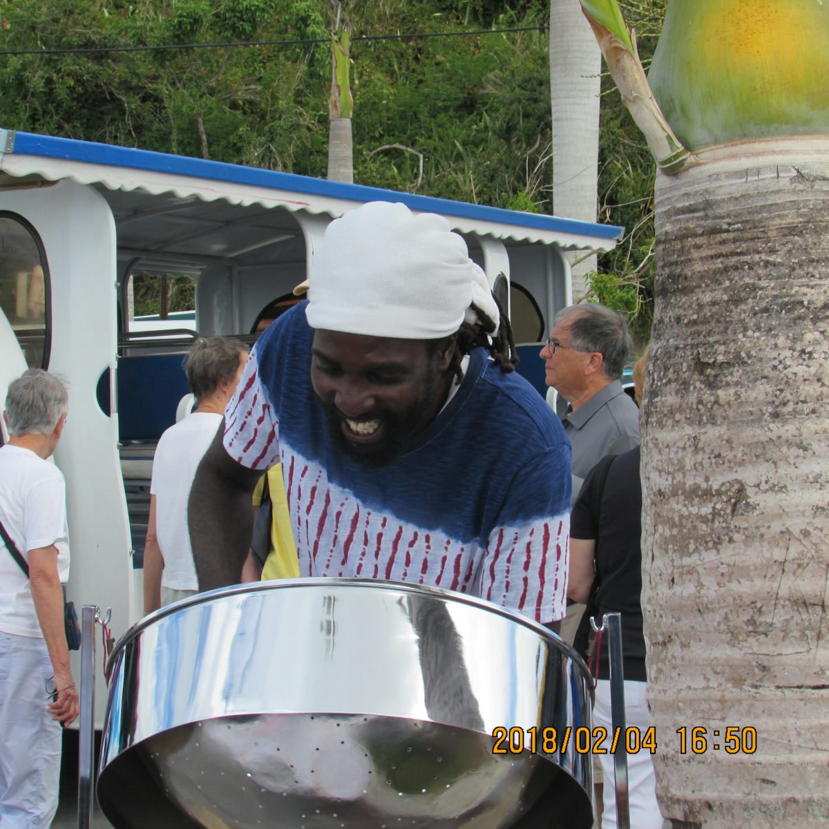 This man could make his steel drum 'sing' Amazing Grace.  I should