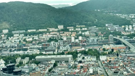 View of Bergen from Mountain