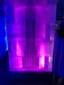 Part of ships ice bar