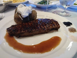 Steak at Crown Grille