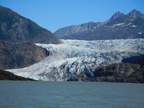 Mendenhall Glacier in Junea.
