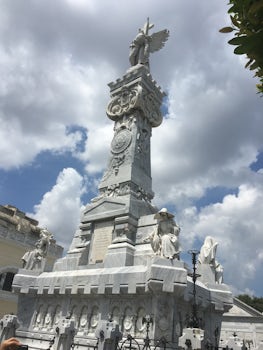 Mausoleum in Havana Cemetery.