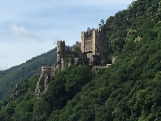 One of the amazing castles on the Rhine
