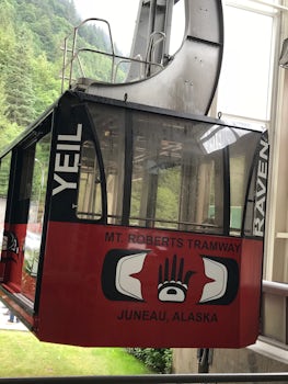 Tram ride in Juneau