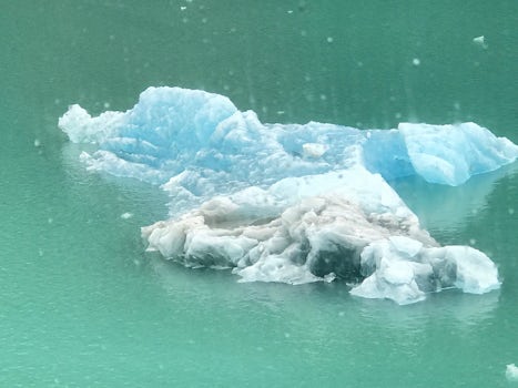 Ice from a glacier.  Saw from the ship!