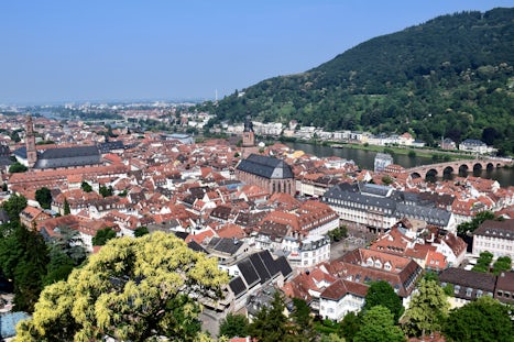 Heidelberg, Germany -- view from the castle.