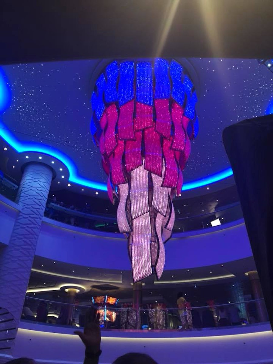 BEAUTIFUL Color changing Chandelier.