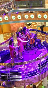 Atrium musicians. These ladies were absolutely amazing.