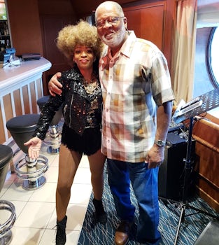 We had the pleasure of seeing this amazing young lady perform while on board Grand Celebration cruise to Freeport Bahamas with Bahamas Paradise cruise line. Ms. Michelle Marshall aka Tina Turner (celebrity impersonator) was the best part of the cruise. As she sang " Simply the best" sound just like real Tina Turner her voice is uncanny. May your star continue to rise to the highest peak Michelle. You really give Tina a run for her money... We loved your show. The Hardy