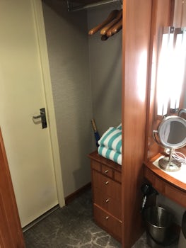 door from inside bathroom