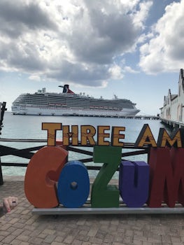 The ship from Cozumel
