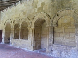 14th century cloister in St. Emilion