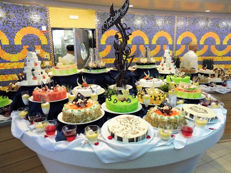 Buffet cake extravaganza!