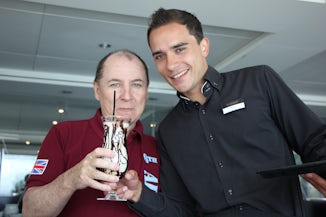 special cocktail..choco milkshake with Karlo