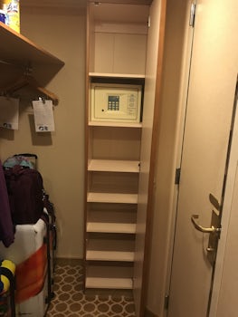 Closet Shelves and Safe