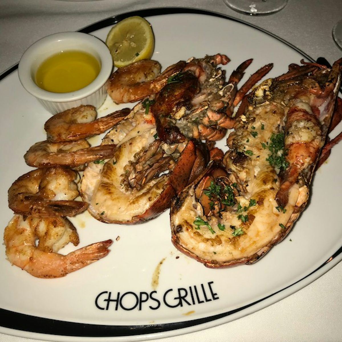 Chops Grille - lobster tail