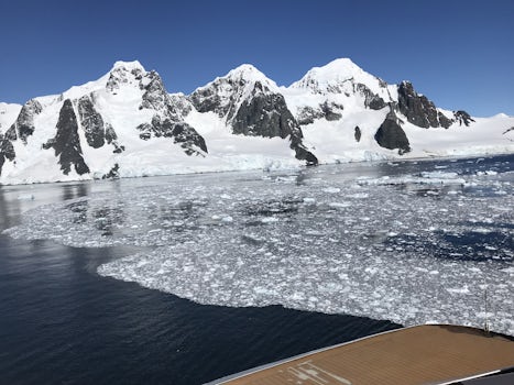 The Weddell  Sea in Antarctica icing over, so we had to turn around!
