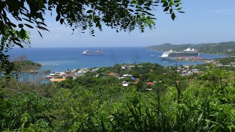 Gorgeous overlook, Roatan, Honduras.