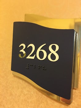 Stateroom number missing a piece on the 3