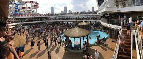 Another view of the beach pool.
