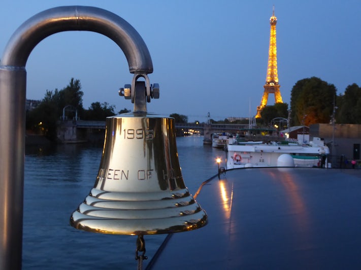 Eiffel Tower from boat deck