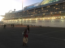 Cown Princess at Chania port