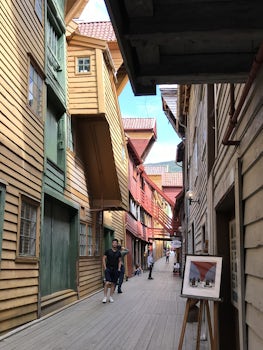 The streets of Bergen.