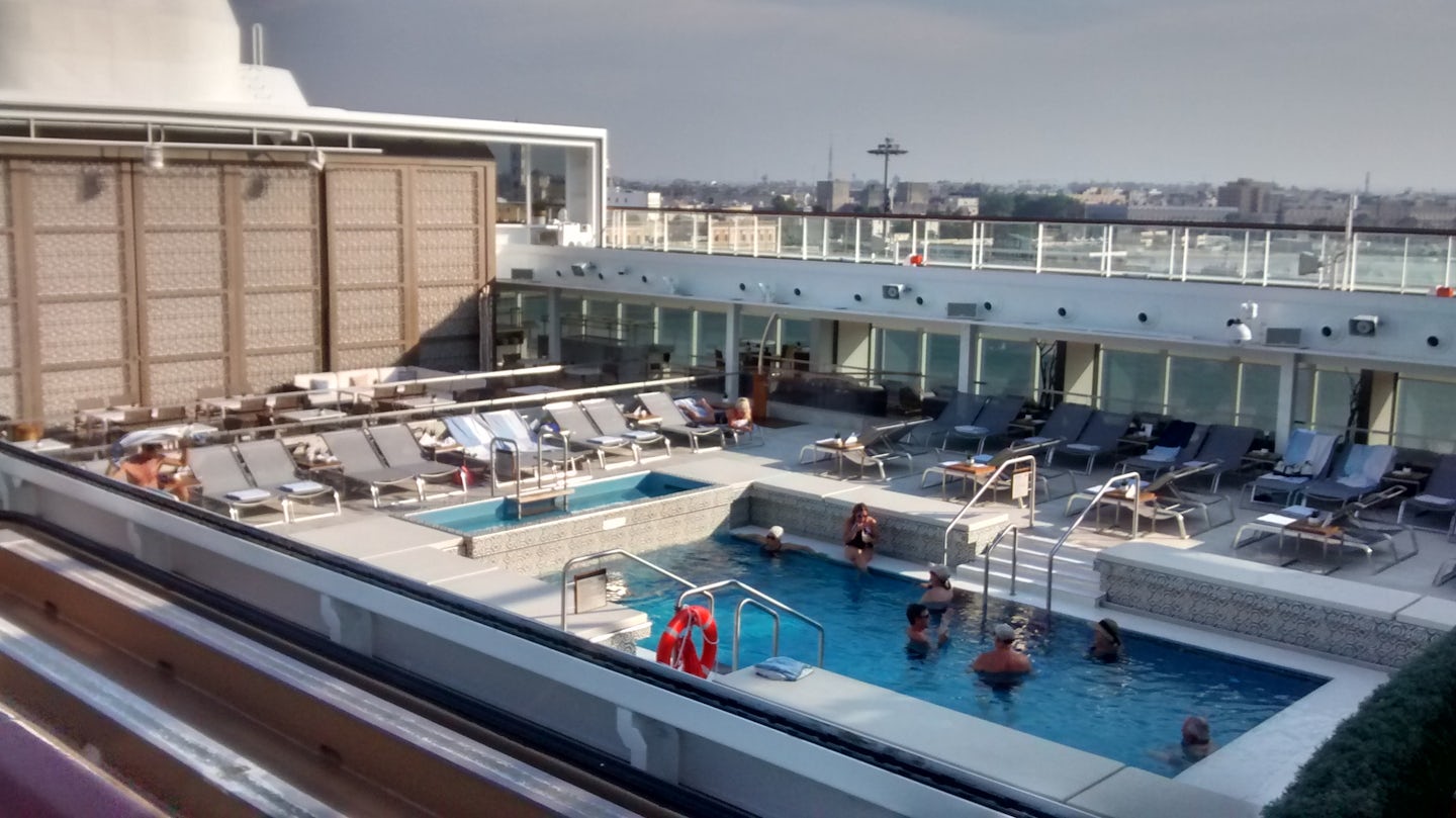 Main pool on the ship.
