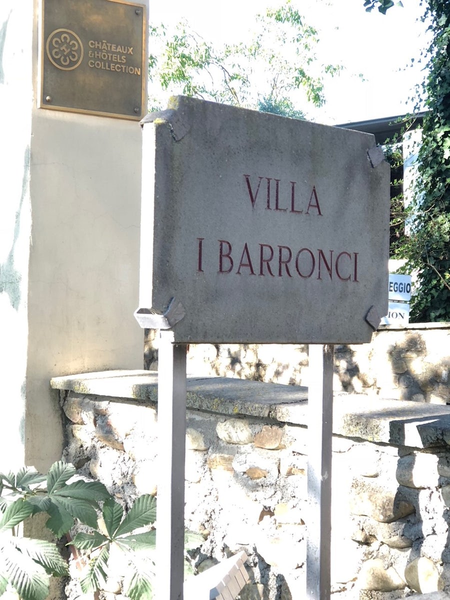Villa Barronci where we stayed in Tuscany
