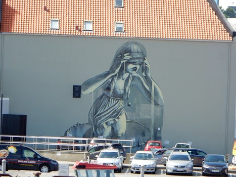 Outside wall mural in Stavanger, Norway.