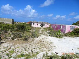 Grand Turk Coast to Coast Excursion - one of the many hurricane destroyed h