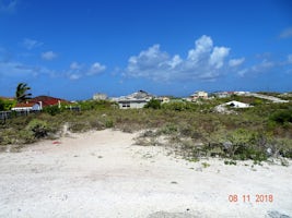 Grand Turk Coast to Coast Excursion - one of the many hurricane destroyed h