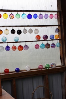 Glass blowing at Jewell Garden in Skagway
